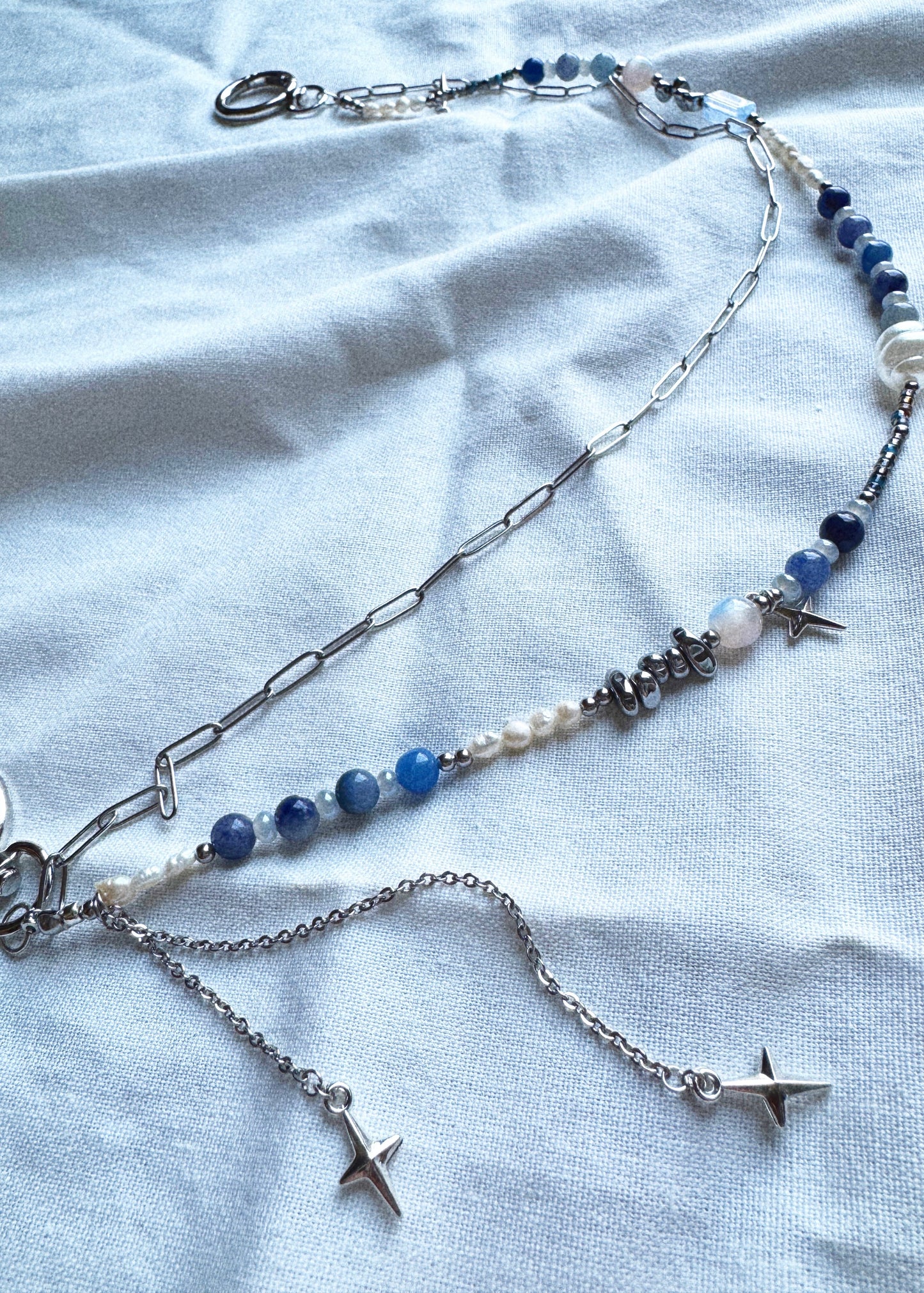 Silvery Sky Blue