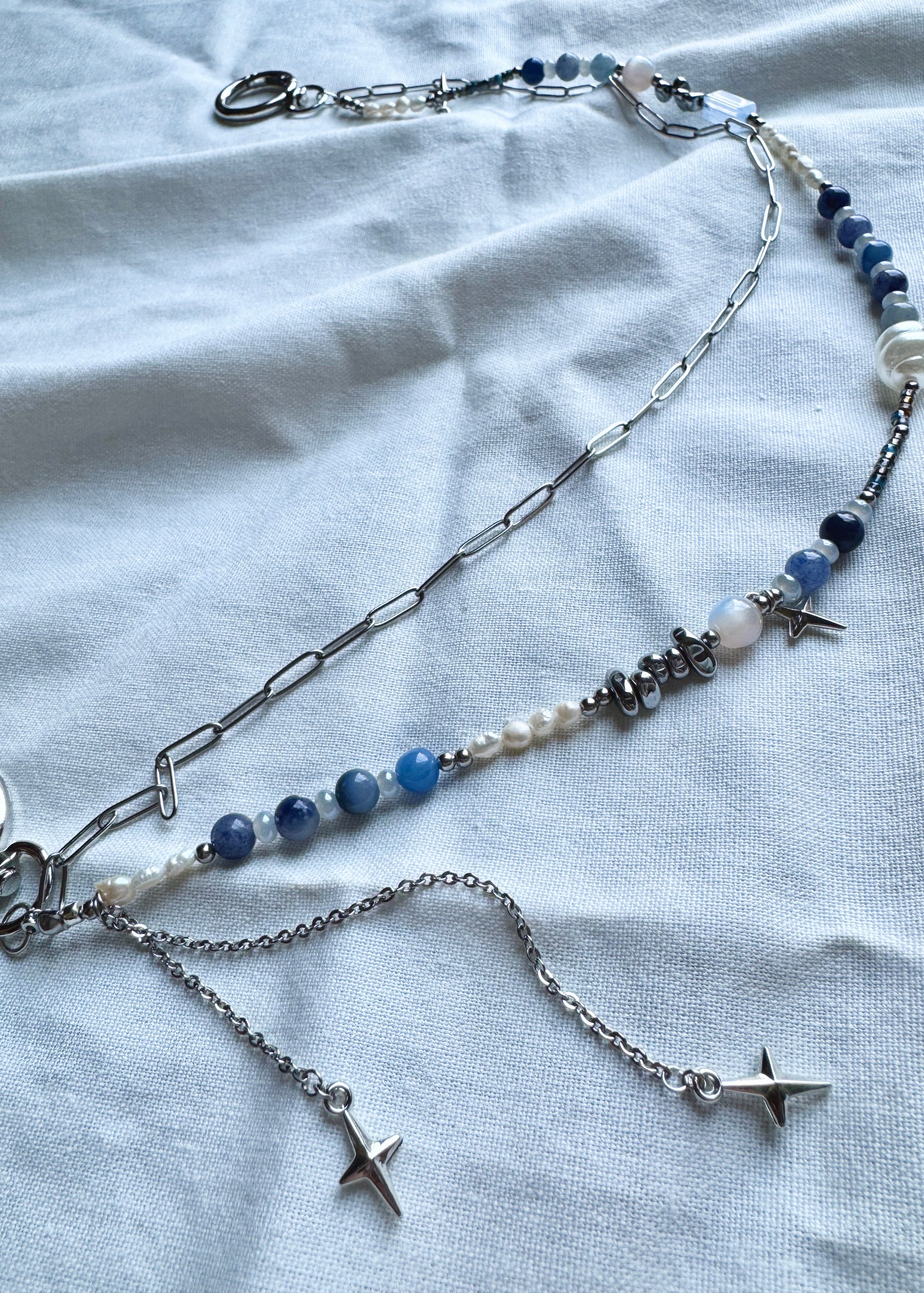 Silvery Sky Blue