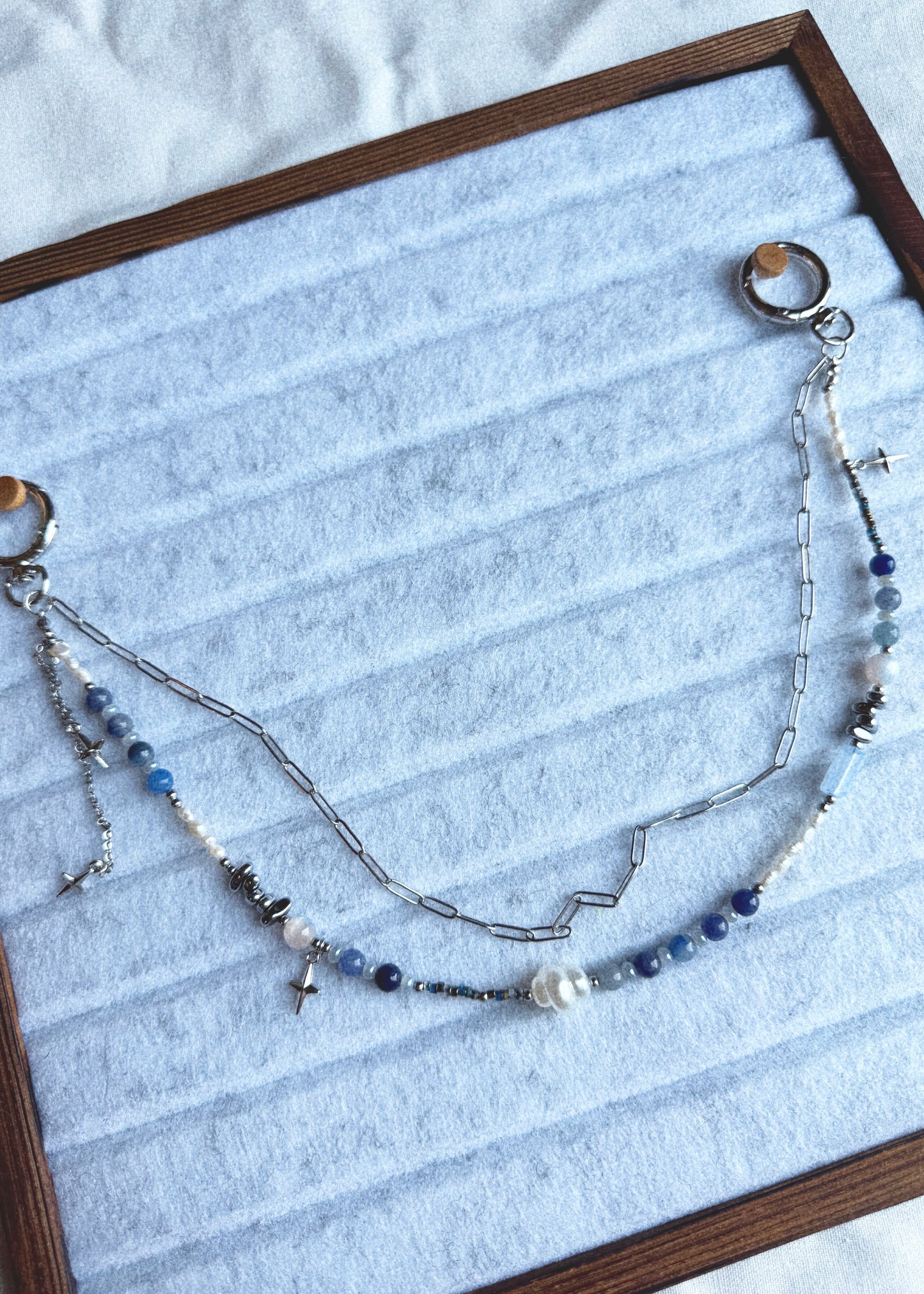 Silvery Sky Blue